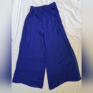 Jennifer Lopez Floaty Wide-leg Trousers. Size L